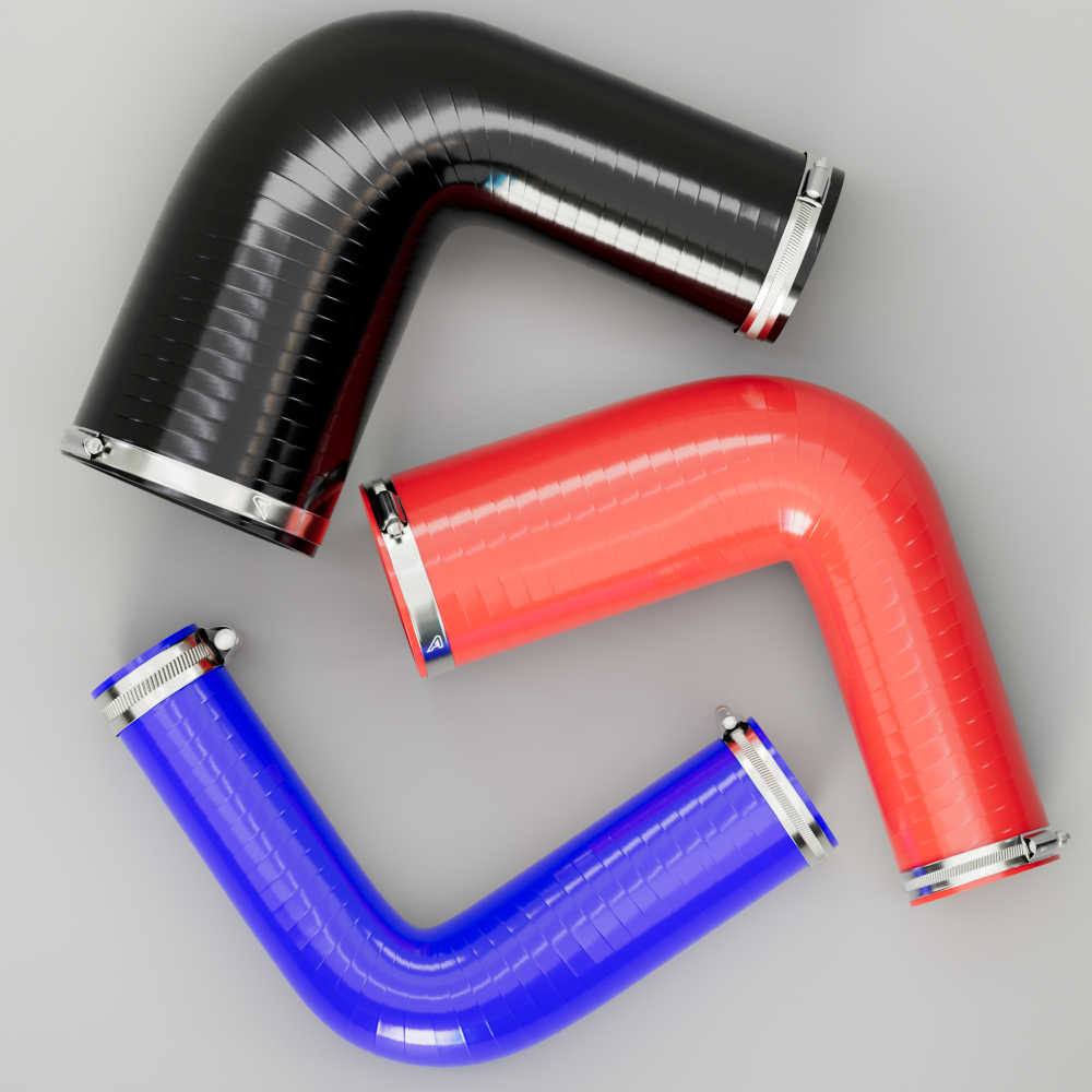 Silicone Hose 90 Degree Elbow Reducer