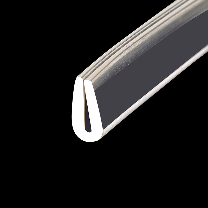 Door edge protection strip U-shaped rubber sealing protection strip Car door edge protection strip (transparent)