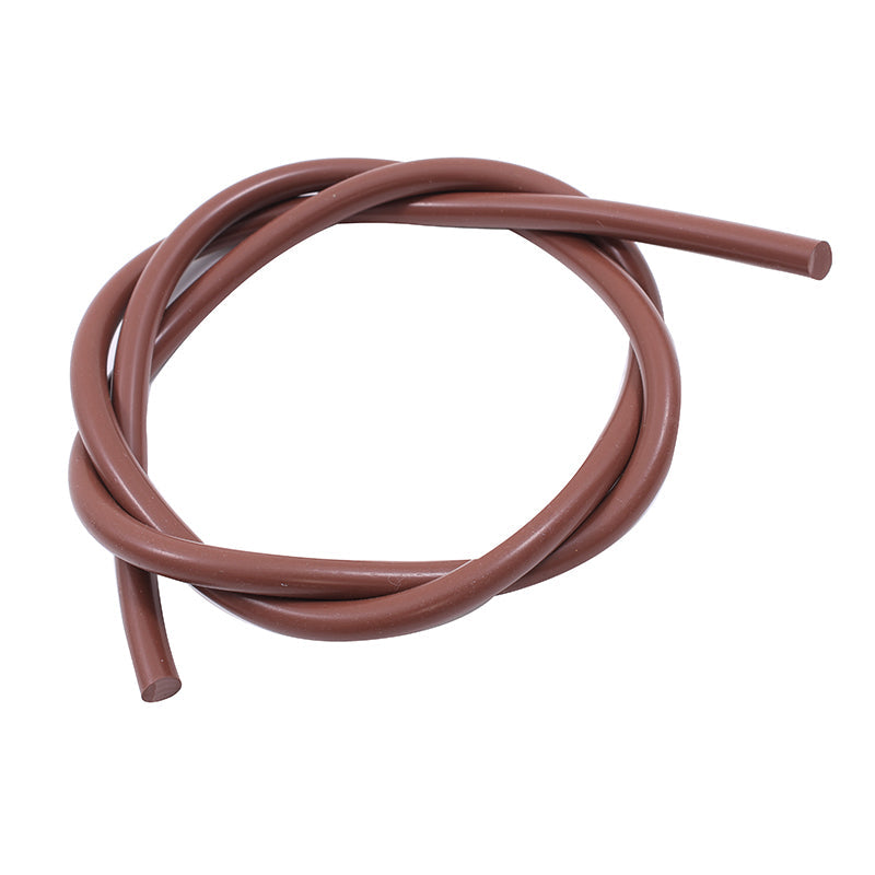 Brown fluorine rubber oval solid sealing strip, used to reduce noise, impact, and friction