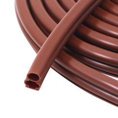 Self adhesive rubber door strips are used for sound insulation of doors and windows, as well as sealing strips for windproof and waterproof gaps between door frames (brown)