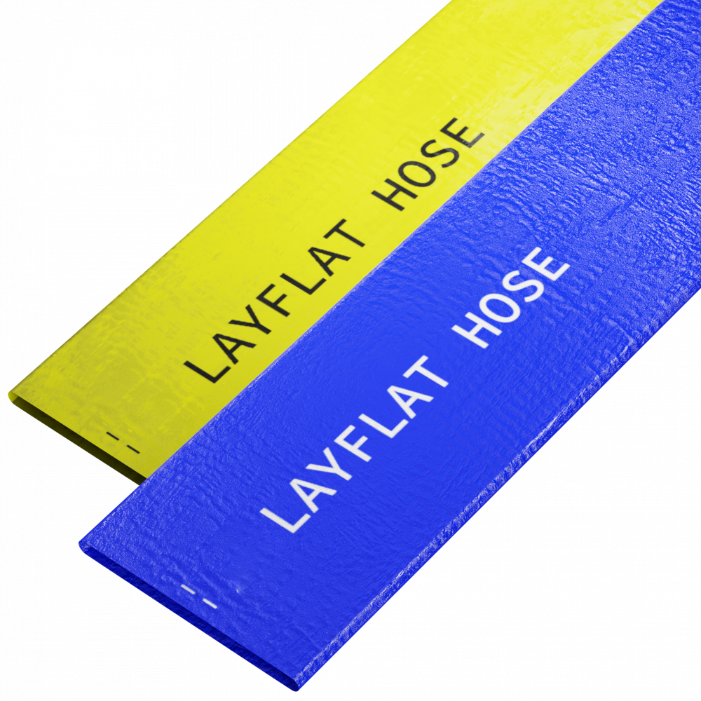 LAYFLAT DISCHARGE WATER HOSE BLUE