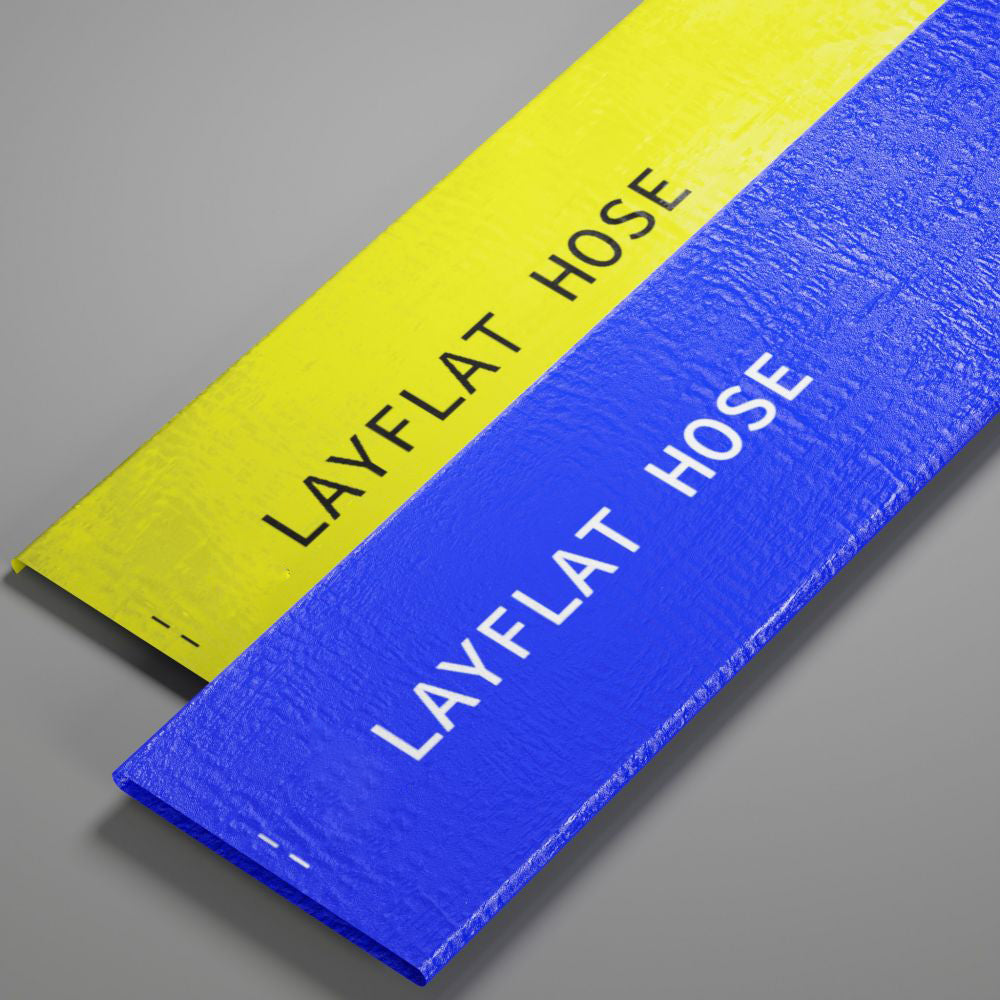 LAYFLAT DISCHARGE WATER HOSE BLUE