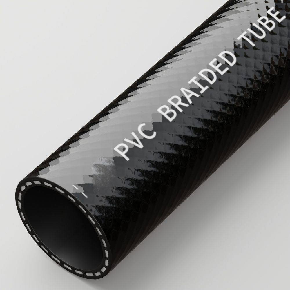 PVC REINFORCED BRAIDED AIR & WATER HOSE CLEAR