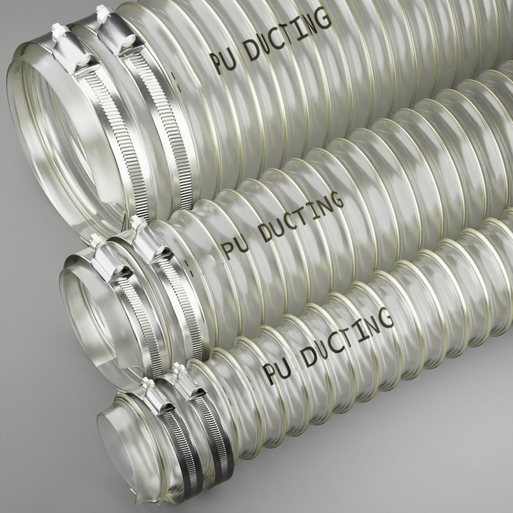 PU POLYURETHANE DUCTING - FLEXIBLE HOSE