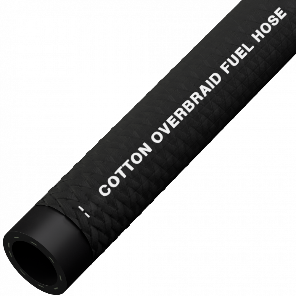 RUBBER COTTON OVERBRAID FUEL HOSE DIN 73379 TYPE B