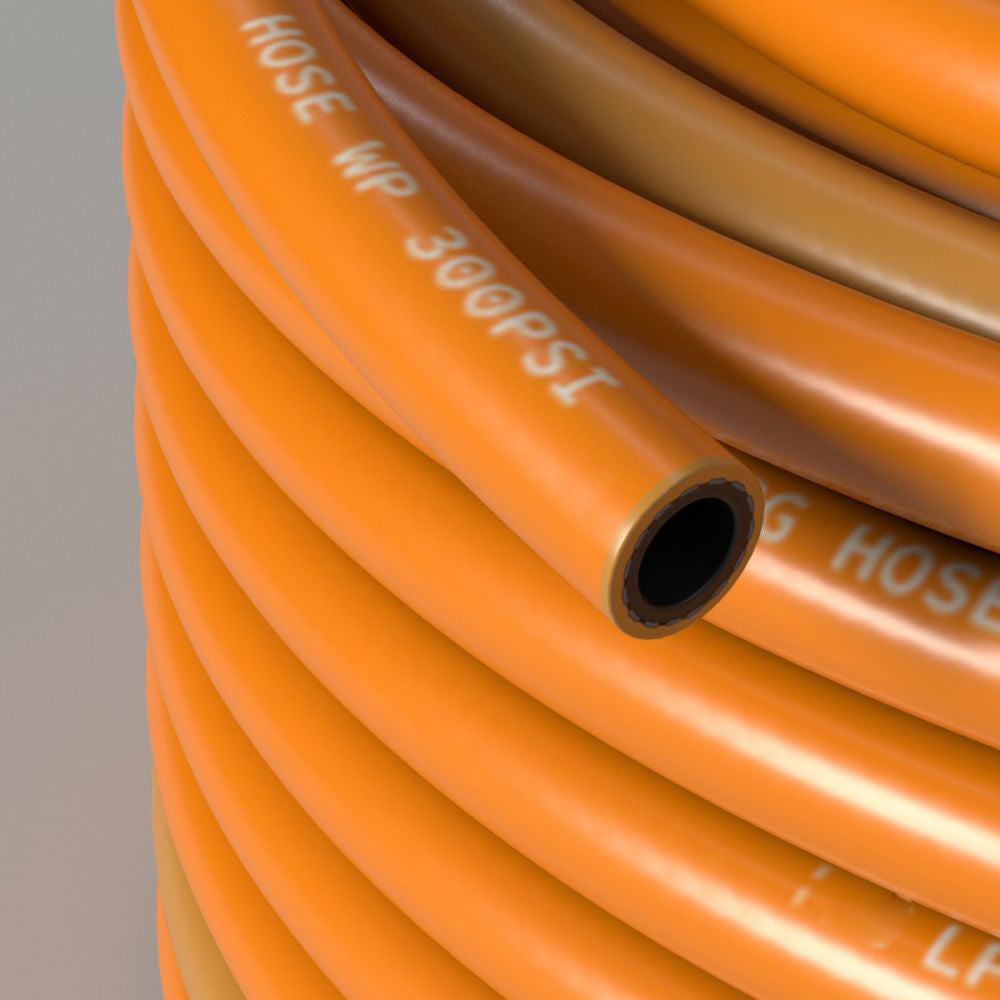 RUBBER LPG GAS PROPANE HOSE ISO3821 ORANGE