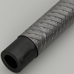 RUBBER STAINLESS STEEL BRAIDED FUEL HOSE